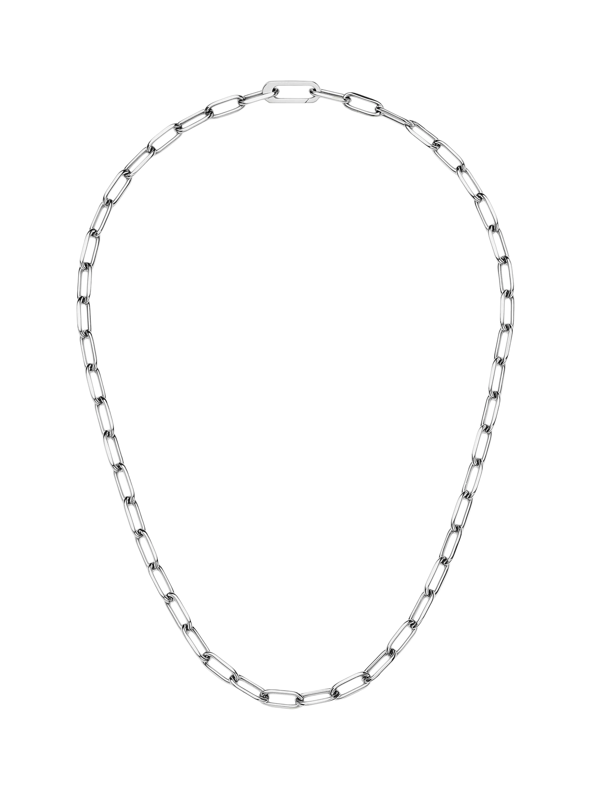 Missoma classic paperclip chain necklace 50cm, UK version