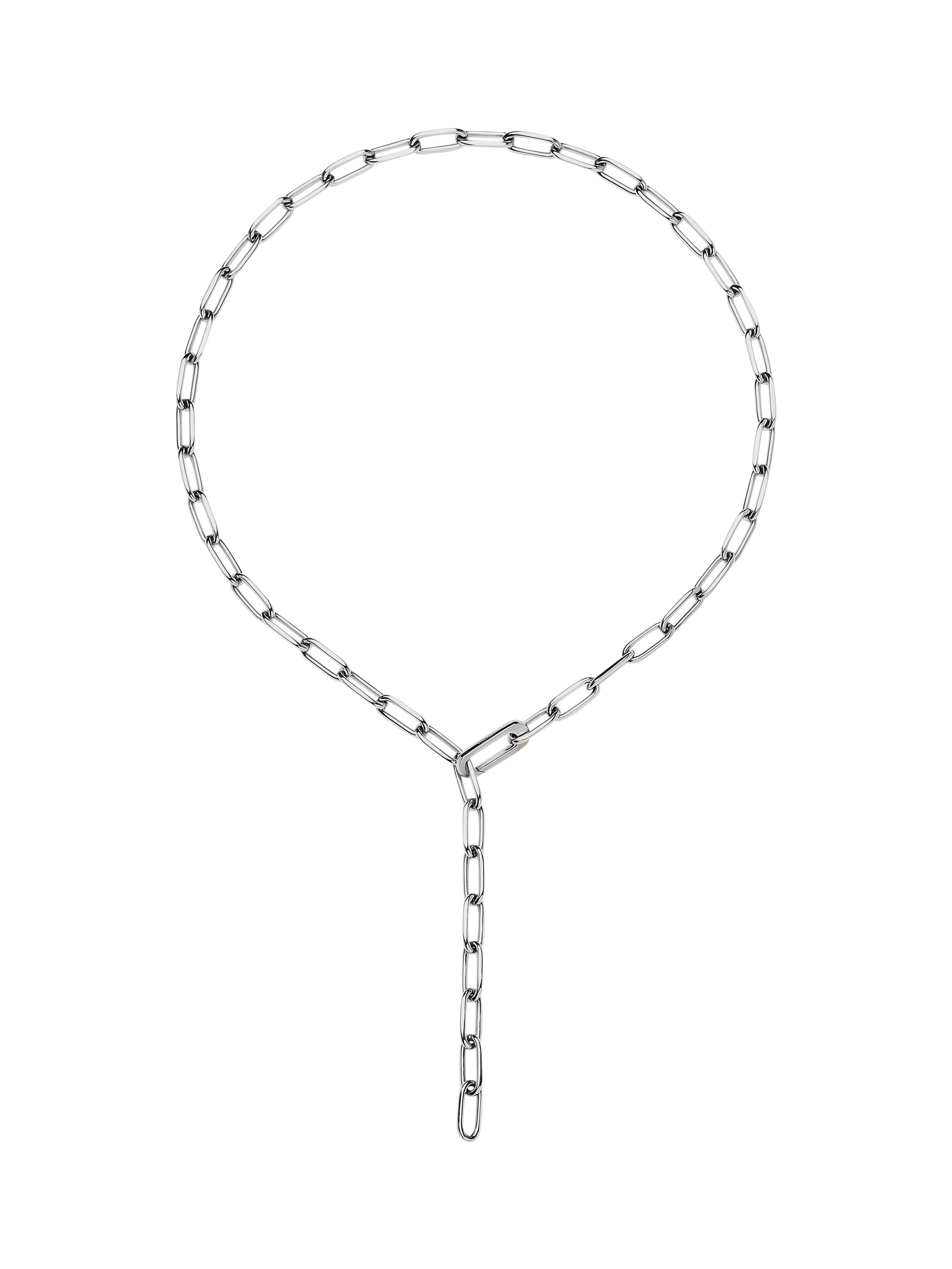 Missoma classic paperclip chain necklace 50cm, UK version