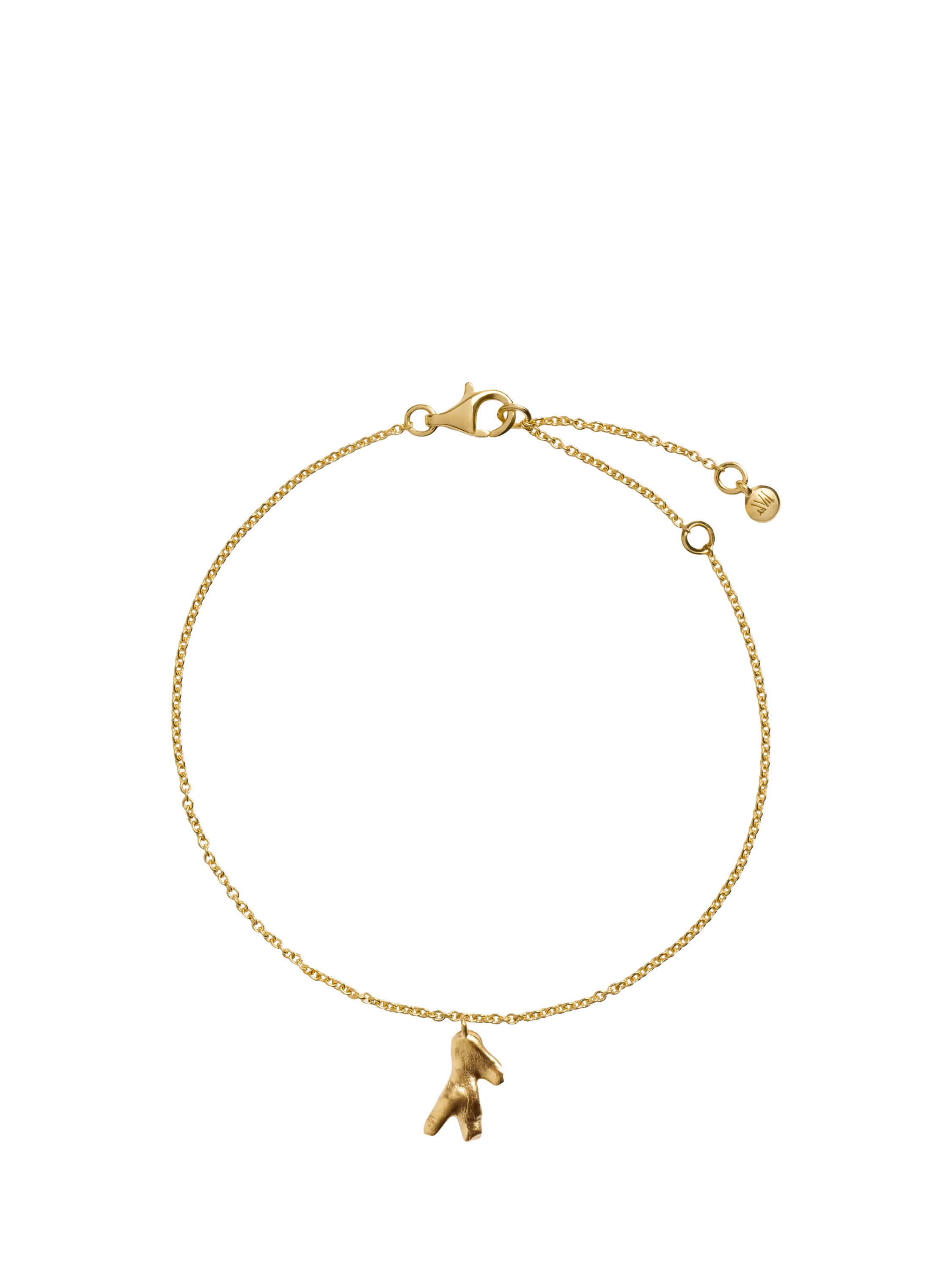 Monica Vinader coral fragment chain necklace, gold, imported from the UK