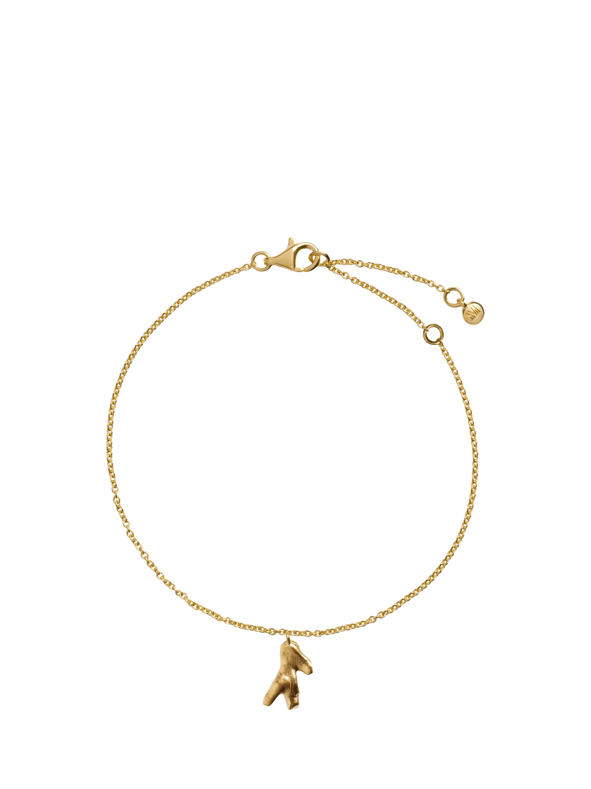 Monica Vinader coral fragment chain necklace, gold, imported from the UK