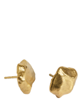 Monica Vinader Fragment large stud earrings gold - British product