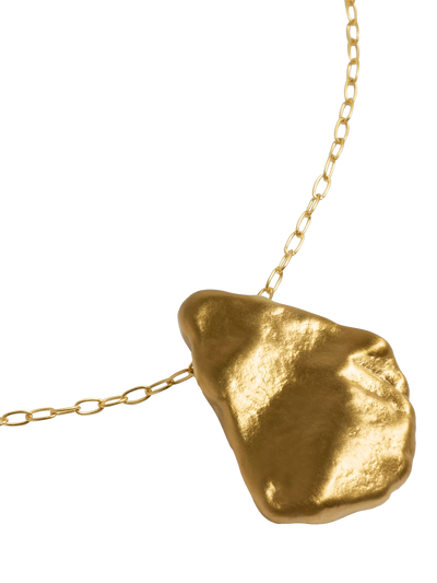 John Lewis Monica Vinader Bold Shell Fragment Chain Necklace, Gold- Buy online at McGrocer