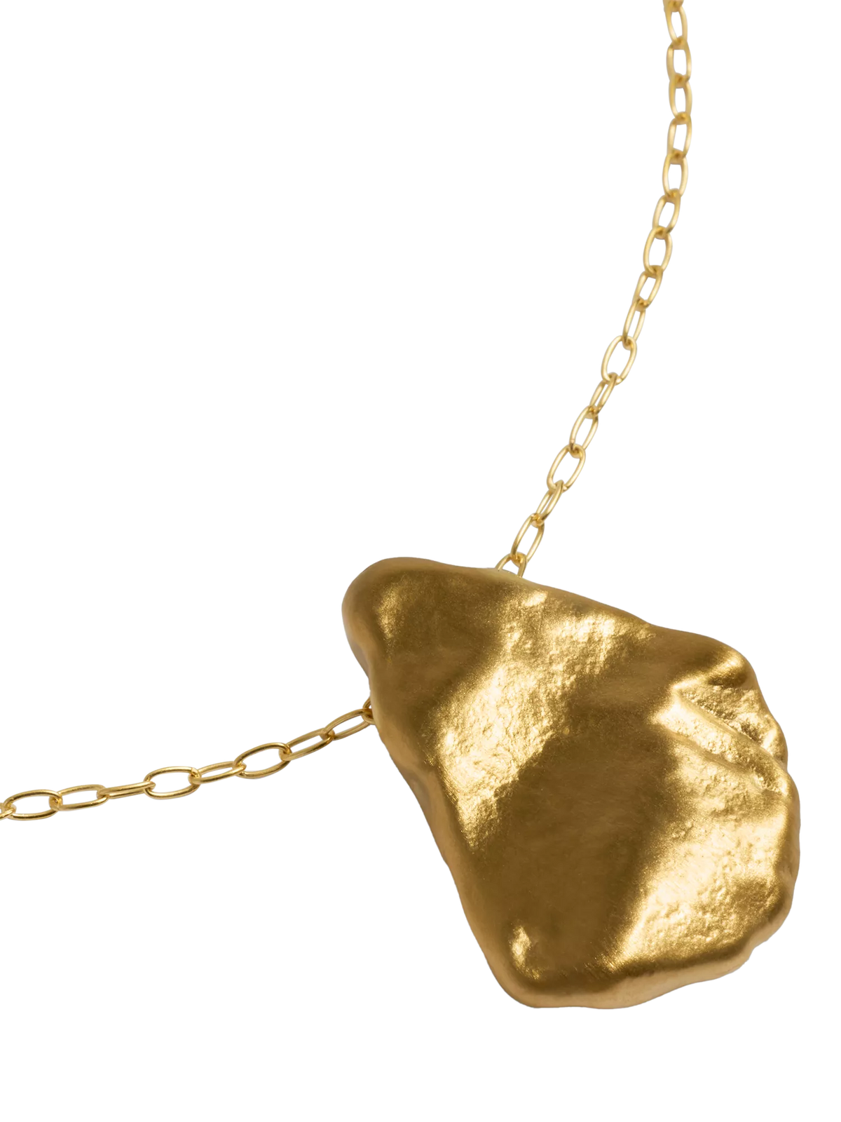 Monica Vinader bold shell fragment chain necklace (British brand)