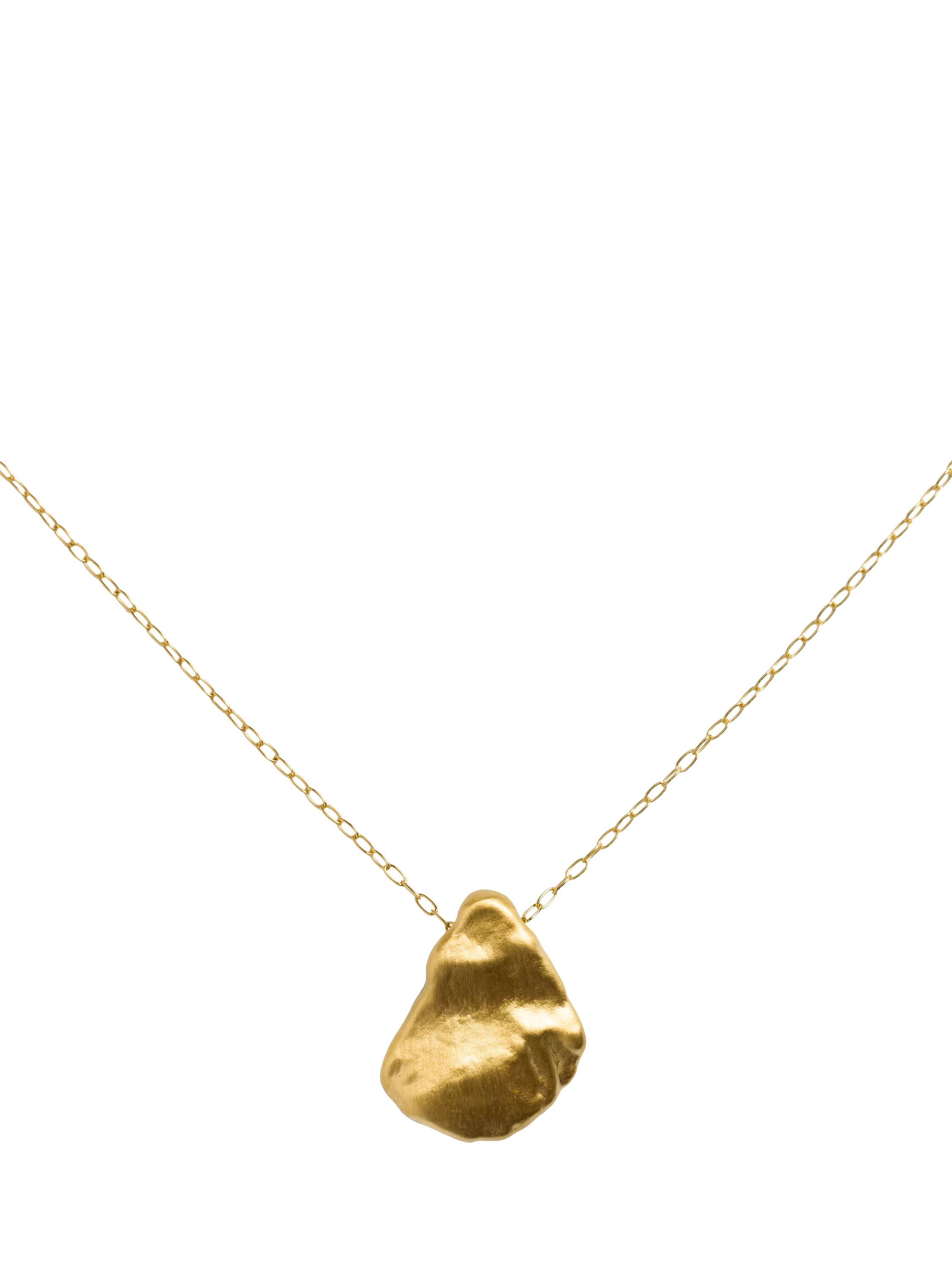 Monica Vinader bold shell fragment chain necklace (British brand)