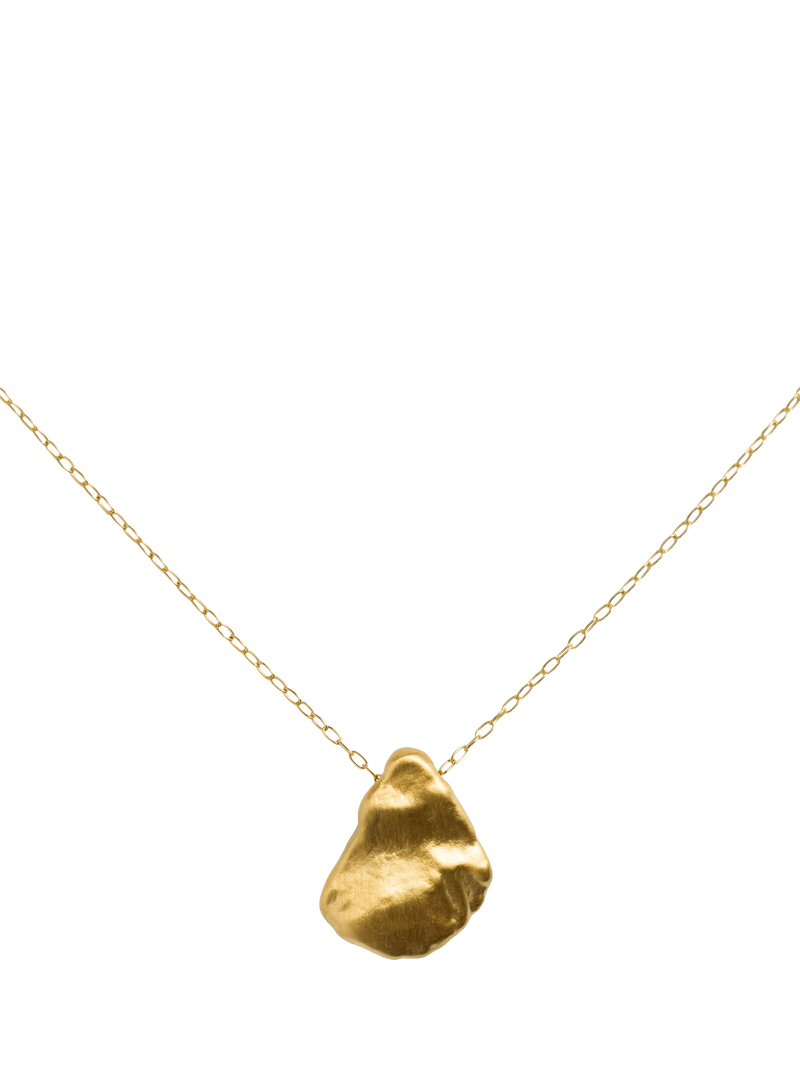 Monica Vinader bold shell fragment chain necklace (British brand)