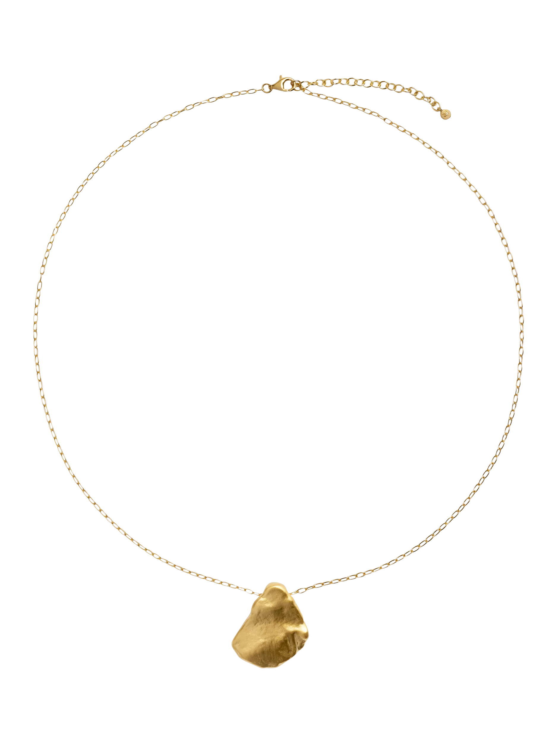 Monica Vinader bold shell fragment chain necklace (British brand)