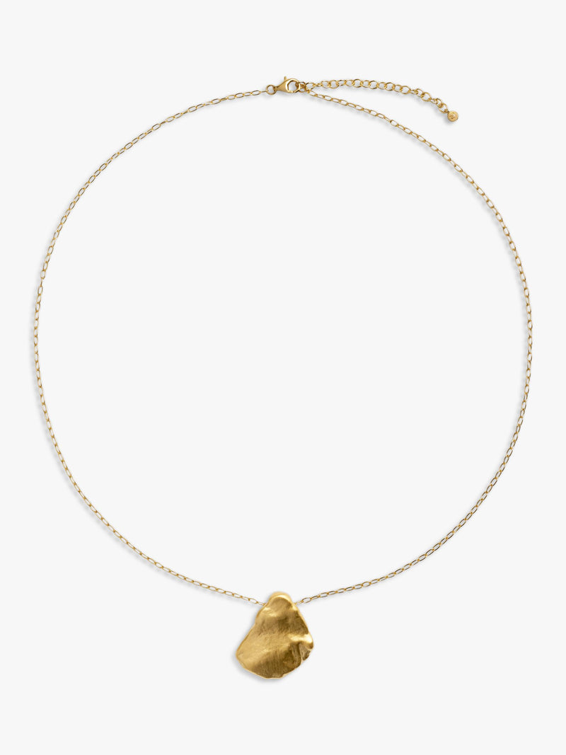 Monica Vinader bold shell fragment chain necklace (British brand)