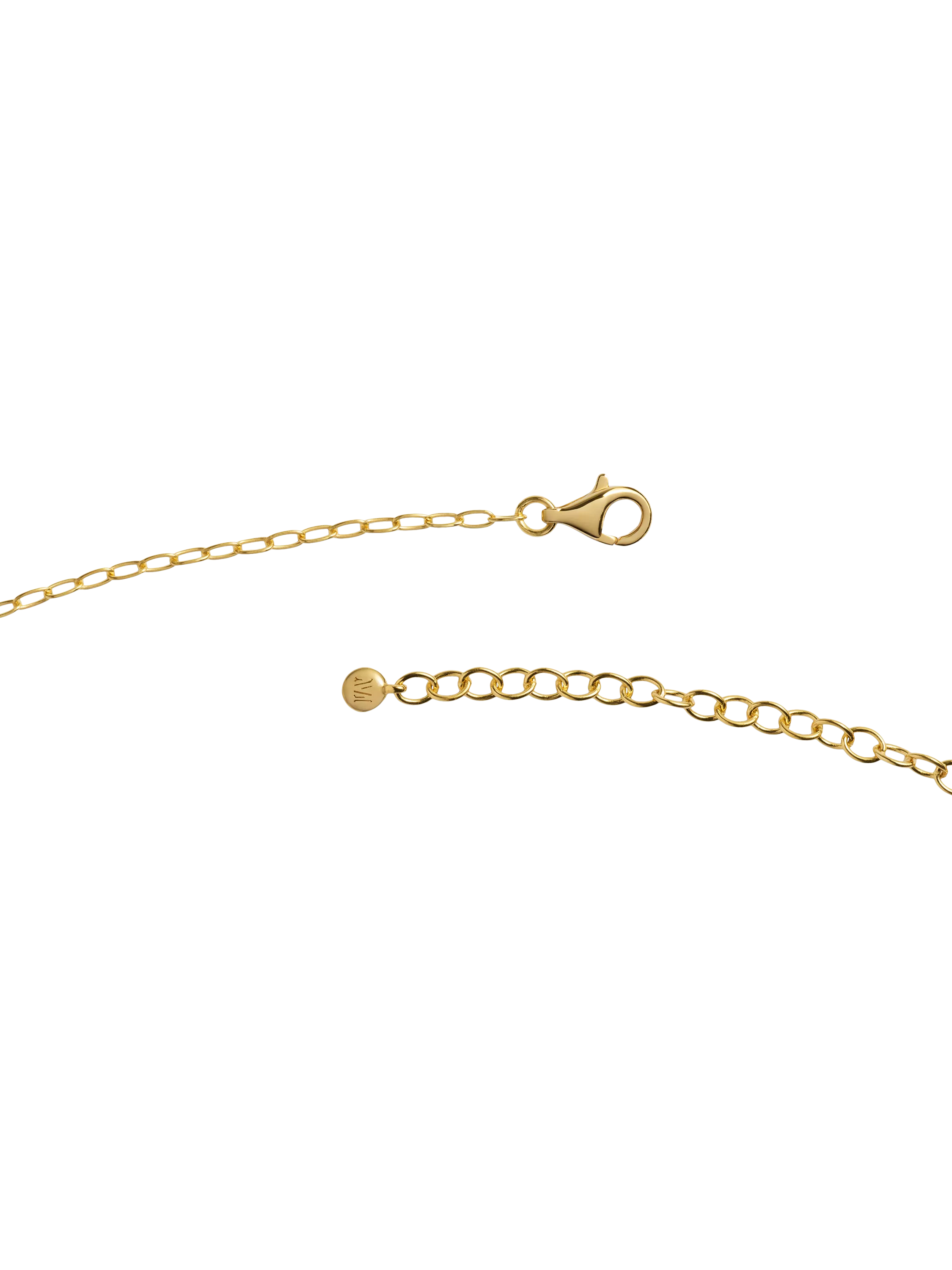 Monica Vinader bold shell fragment chain necklace (British brand)