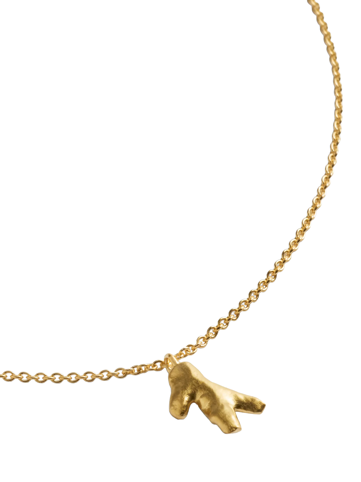 Monica Vinader Fragment small chain necklace gold vermeil - British product