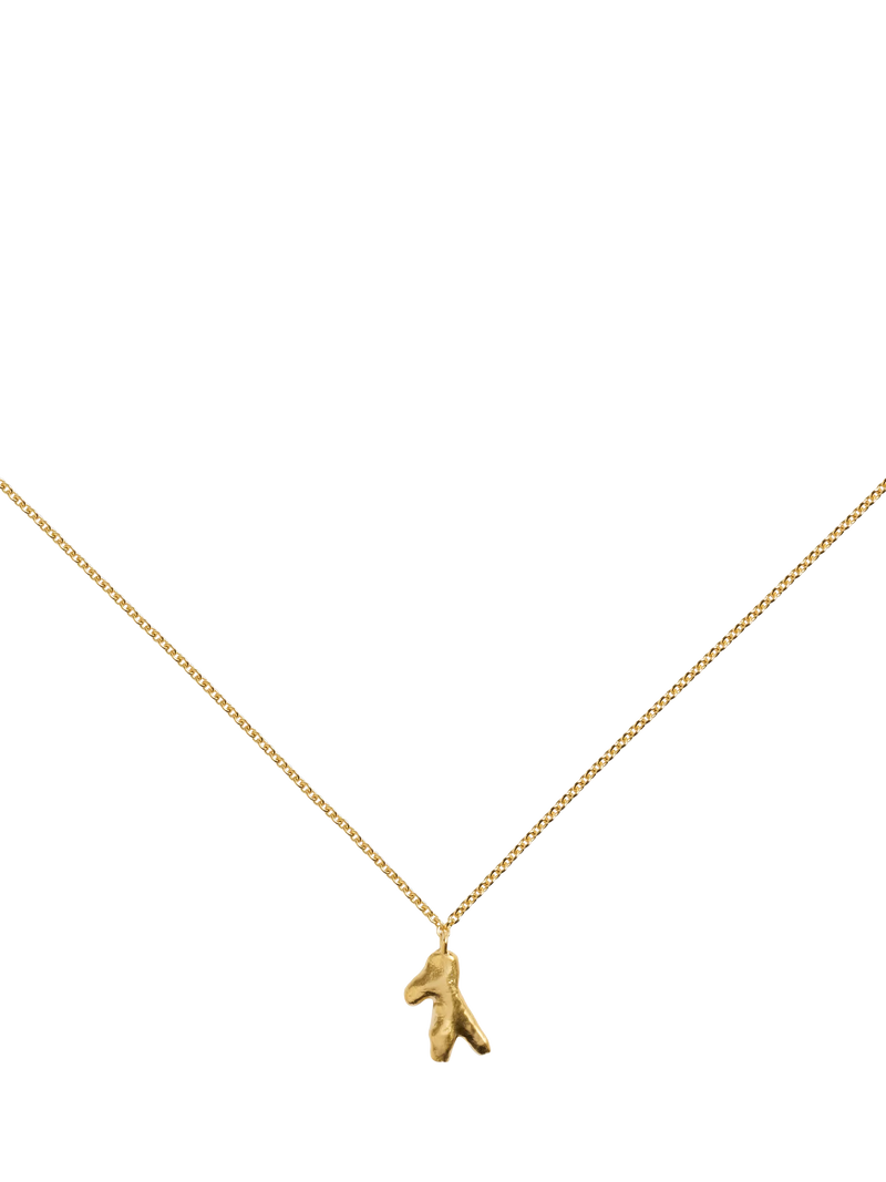 Monica Vinader Fragment small chain necklace gold vermeil - British product