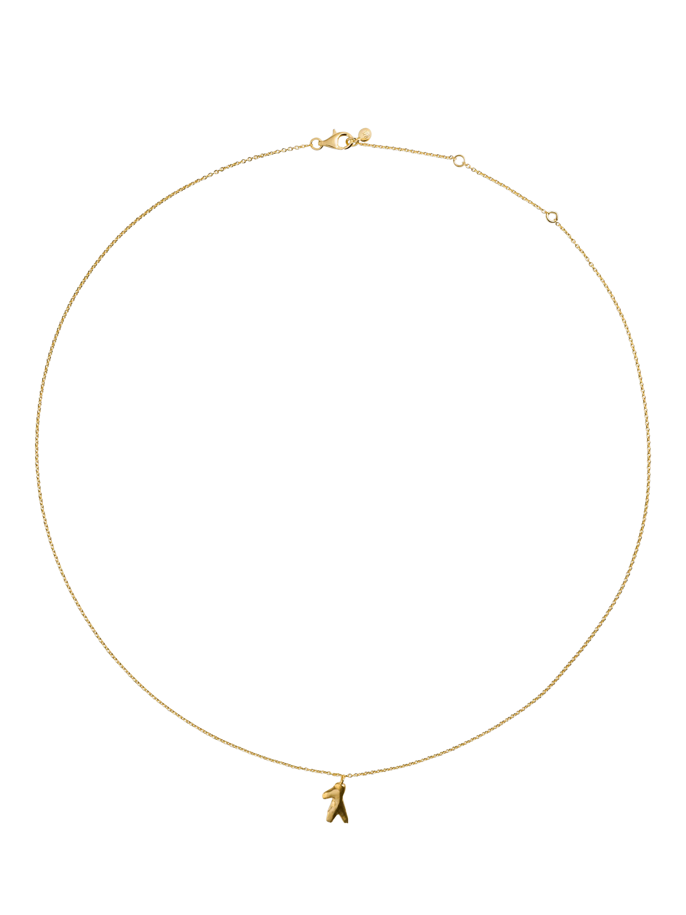 Monica Vinader Fragment small chain necklace gold vermeil - British product