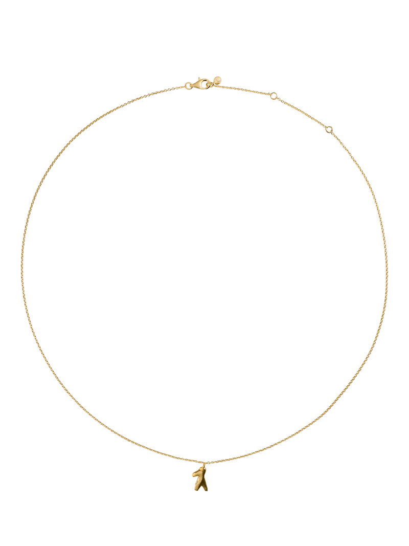 Monica Vinader Fragment small chain necklace gold vermeil - British product