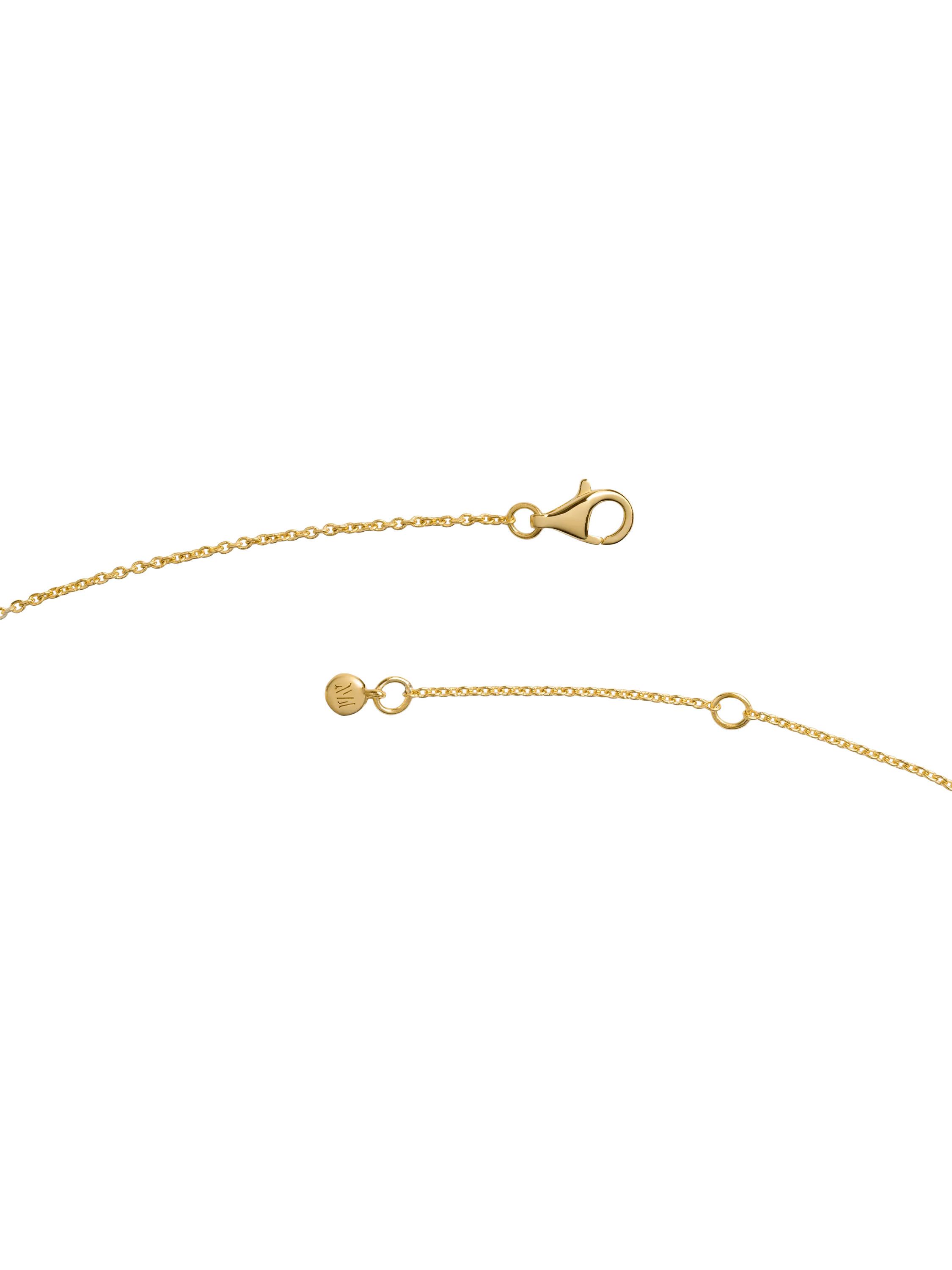 Monica Vinader Fragment small chain necklace gold vermeil - British product