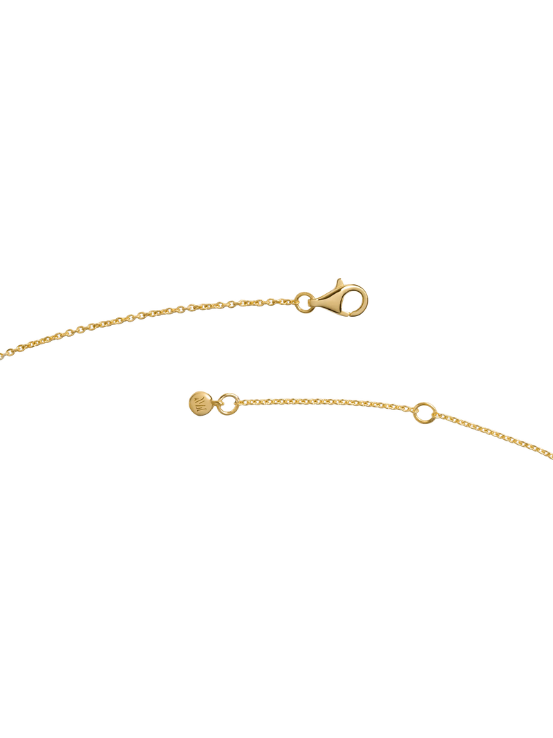 Monica Vinader Fragment small chain necklace gold vermeil - British product