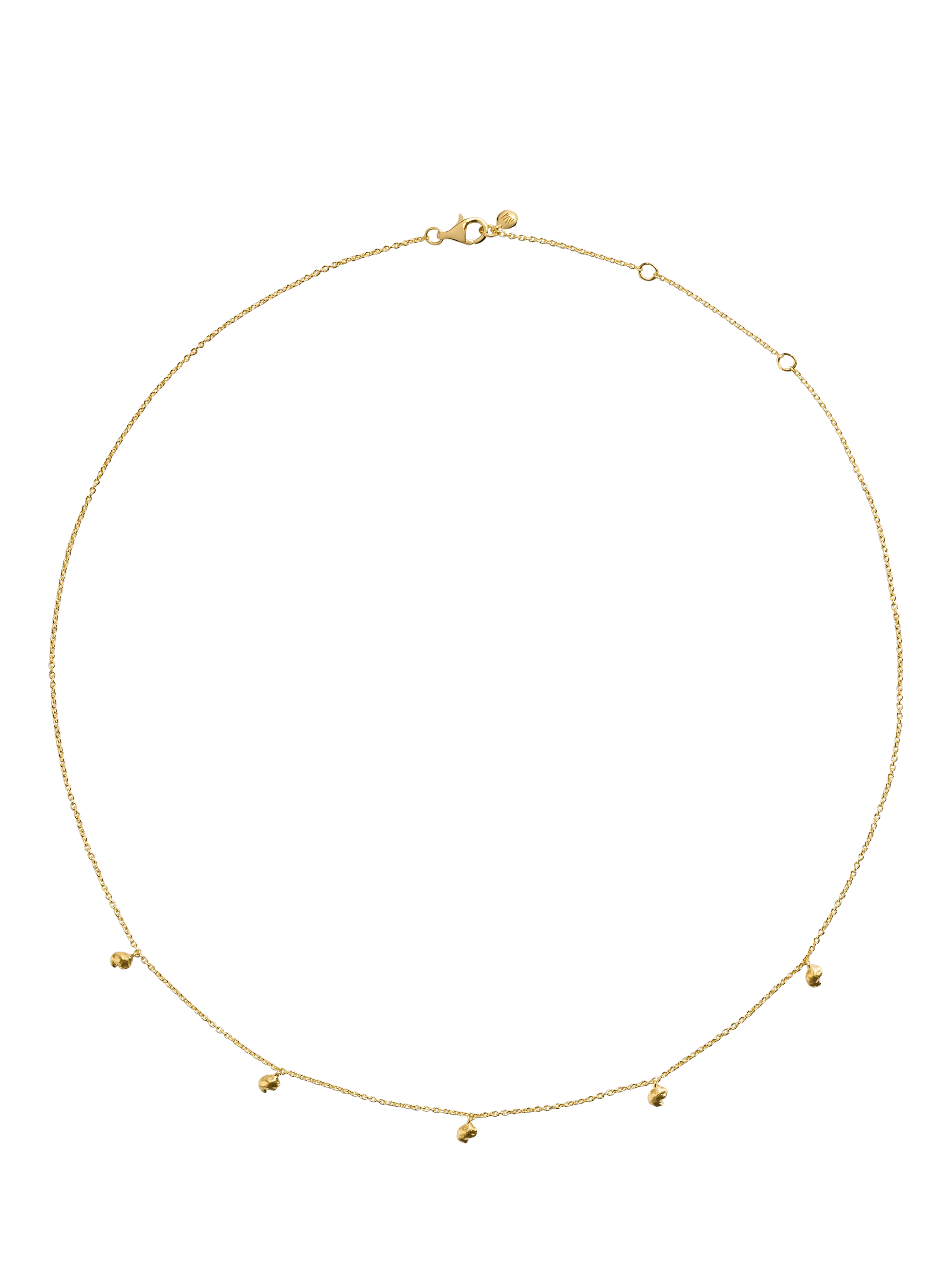 Monica Vinader Fragment Station gold necklace - British product
