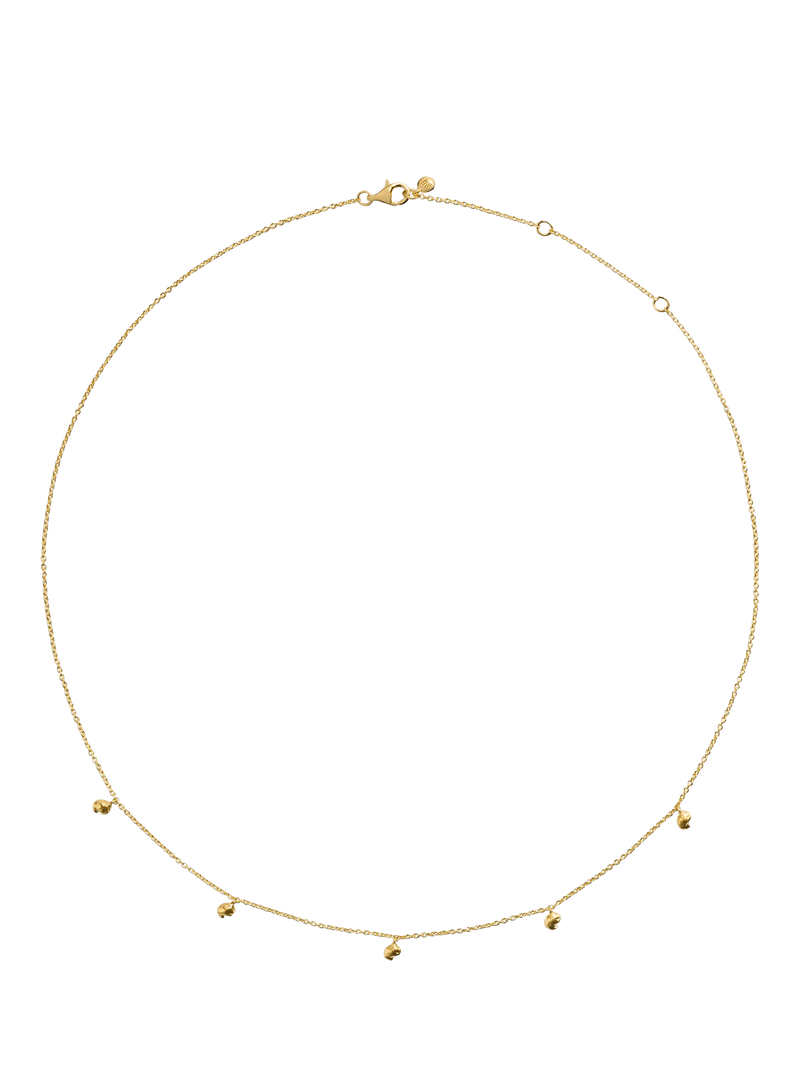 Monica Vinader Fragment Station gold necklace - British product