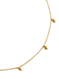 Monica Vinader Fragment Station gold necklace - British product