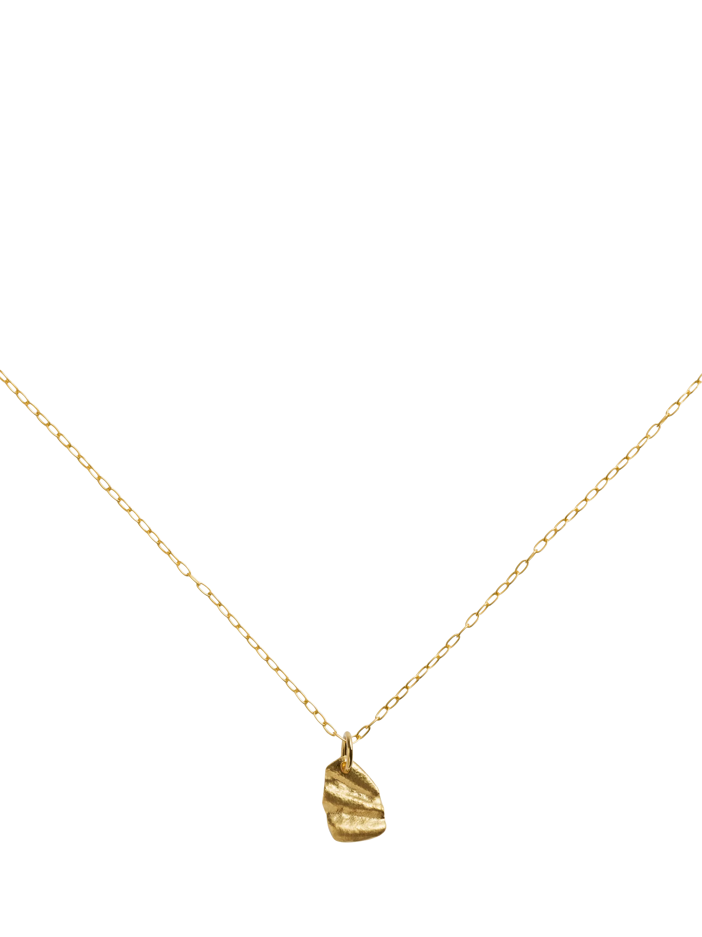 Monica Vinader gold vermeil shell pendant necklace, UK version