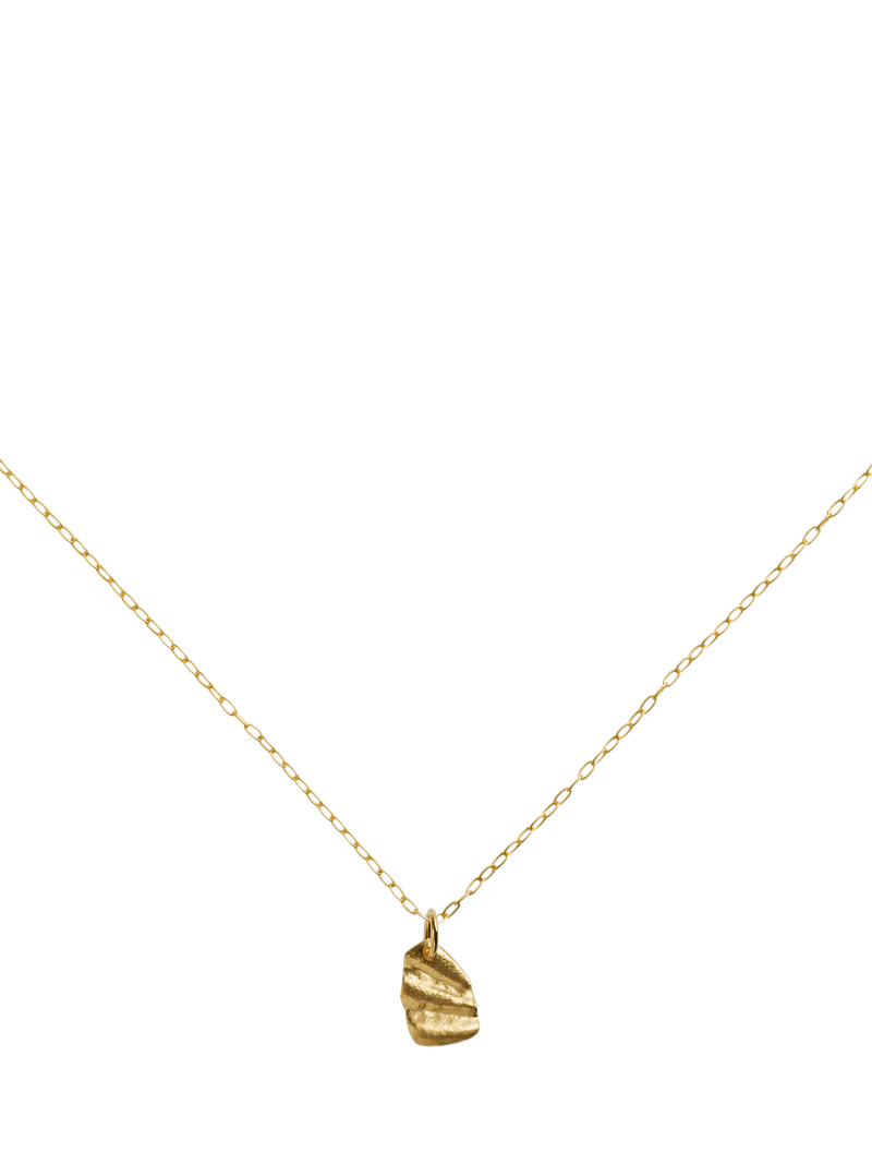Monica Vinader gold vermeil shell pendant necklace, UK version