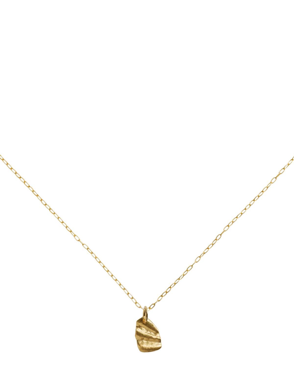 Monica Vinader gold vermeil shell pendant necklace, UK version