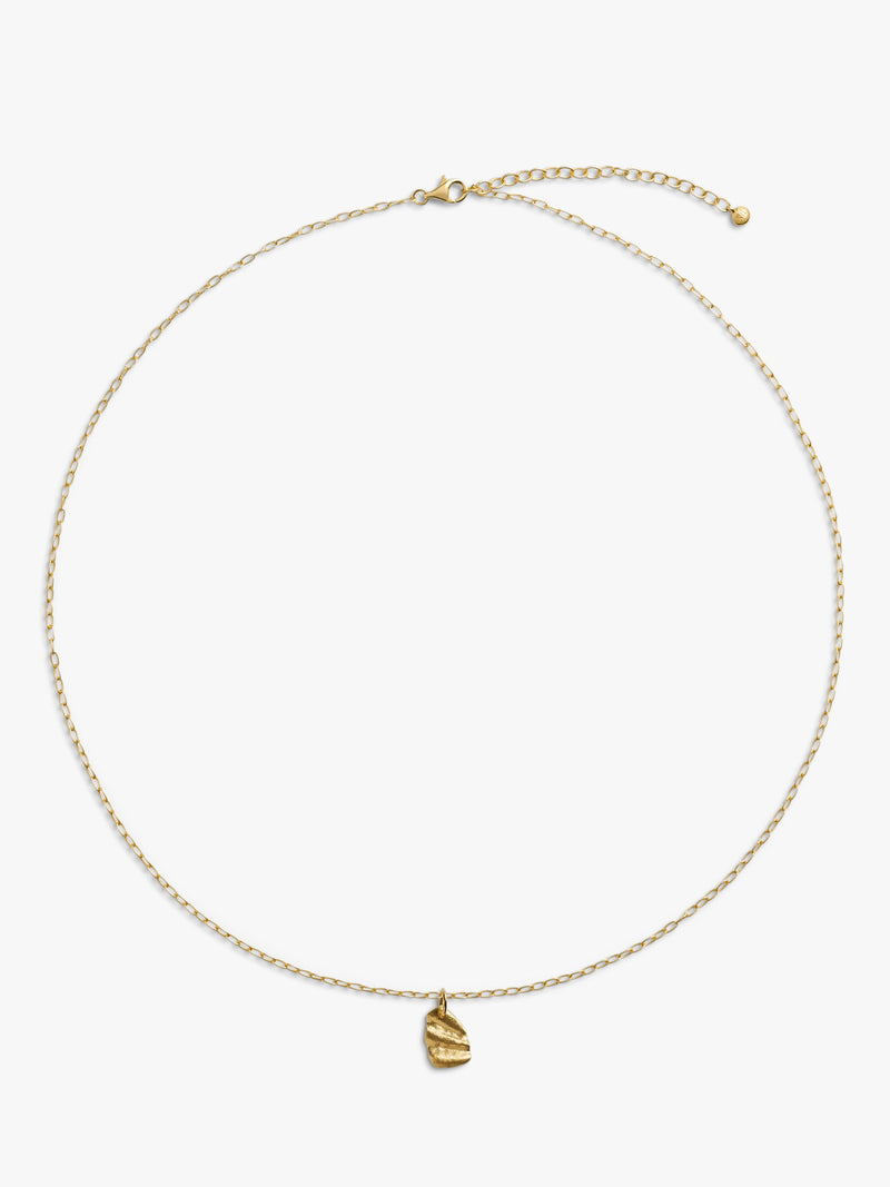 Monica Vinader gold vermeil shell pendant necklace, UK version