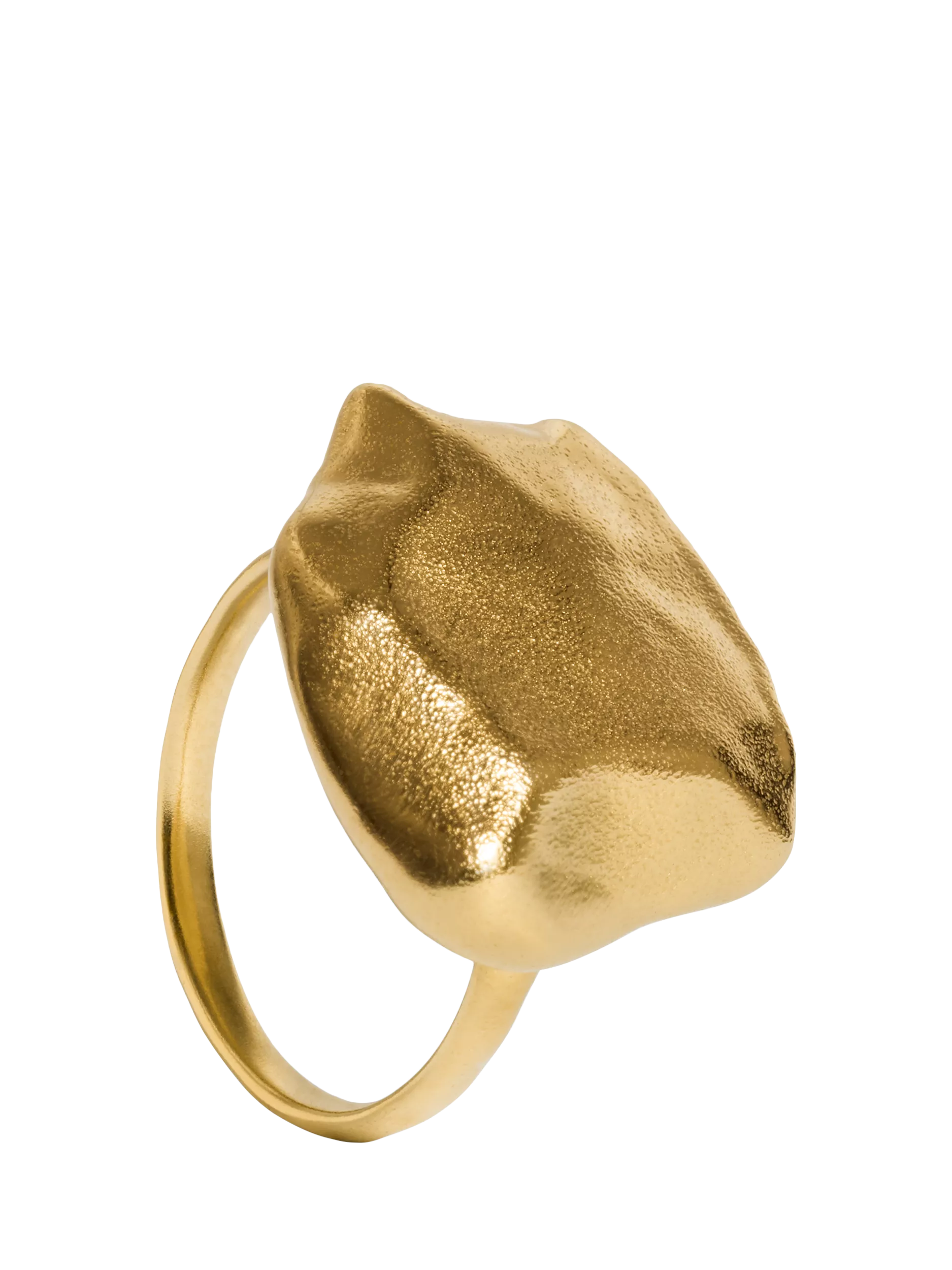 Monica Vinader Fragments Bold Gold Vermeil Ring
