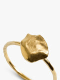Monica Vinader Fragments gold stacking ring, UK version