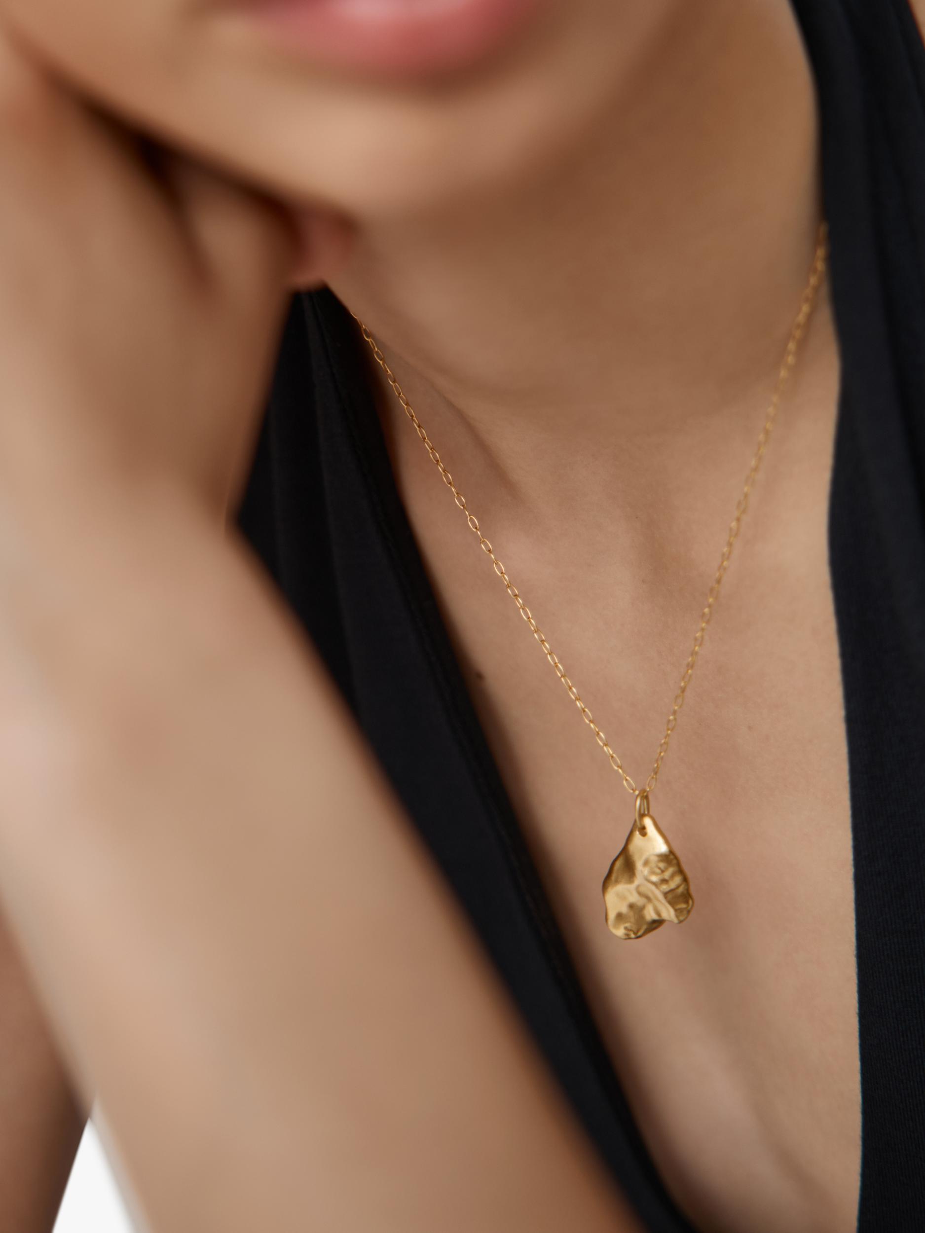 Monica Vinader Fragments Small Pendant Gold vermeil - British product