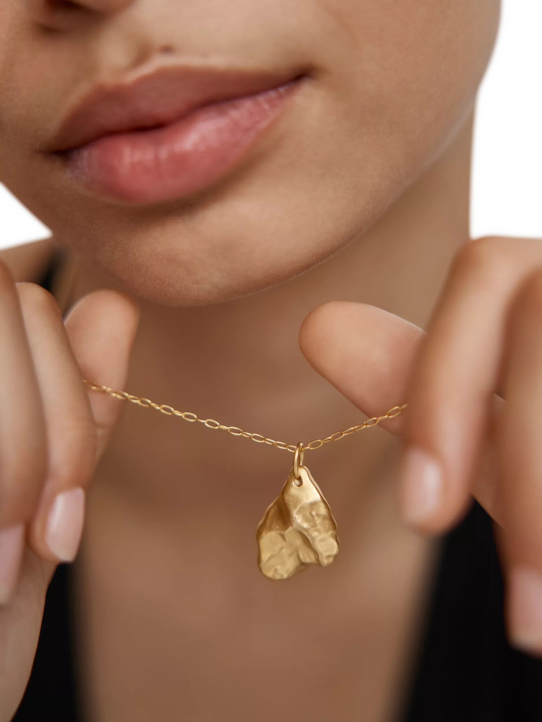 Monica Vinader Fragments Small Pendant Gold vermeil - British product