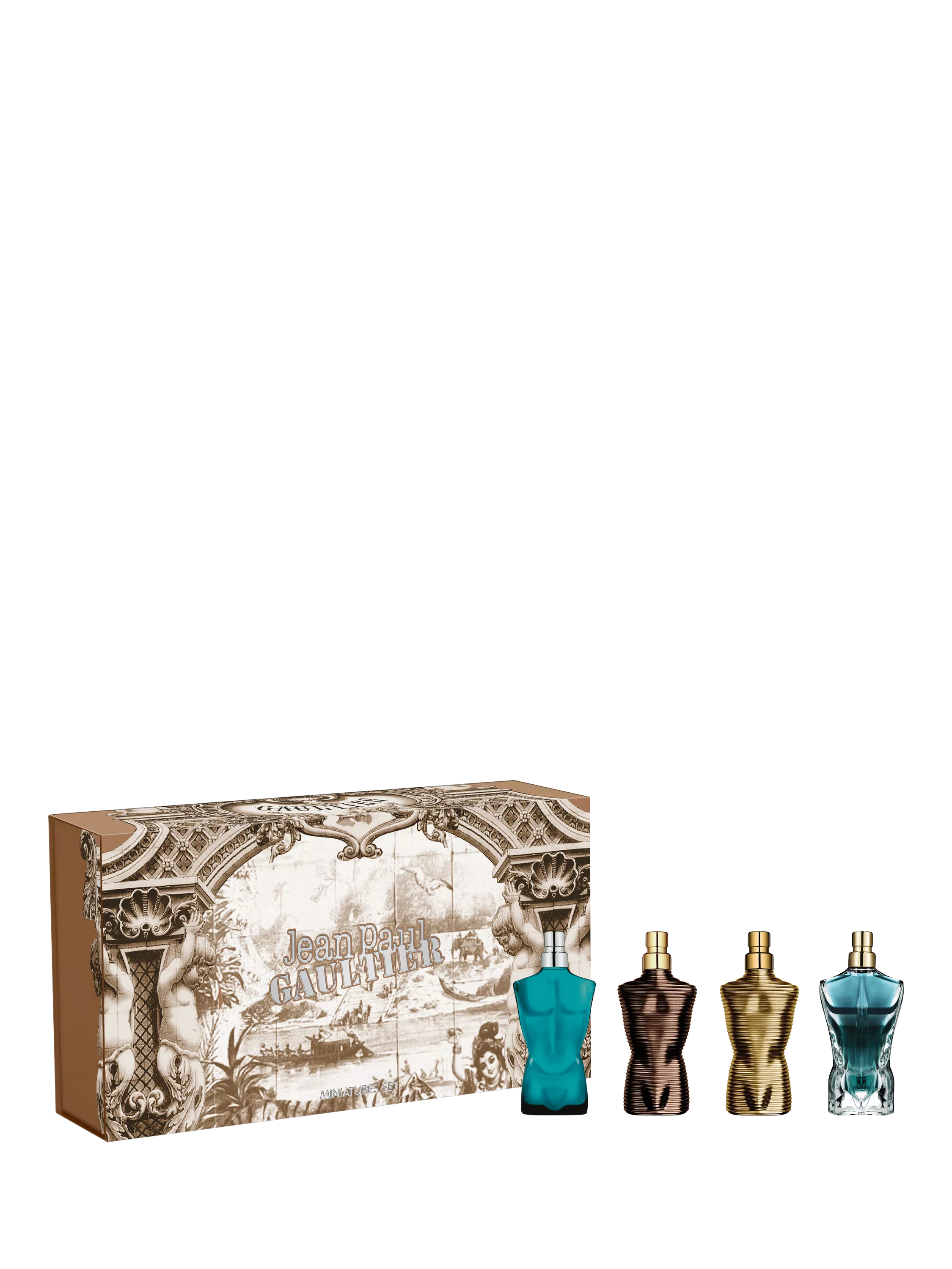 Jean Paul Gaultier Le Male miniature fragrance gift set 4x7ml, UK version
