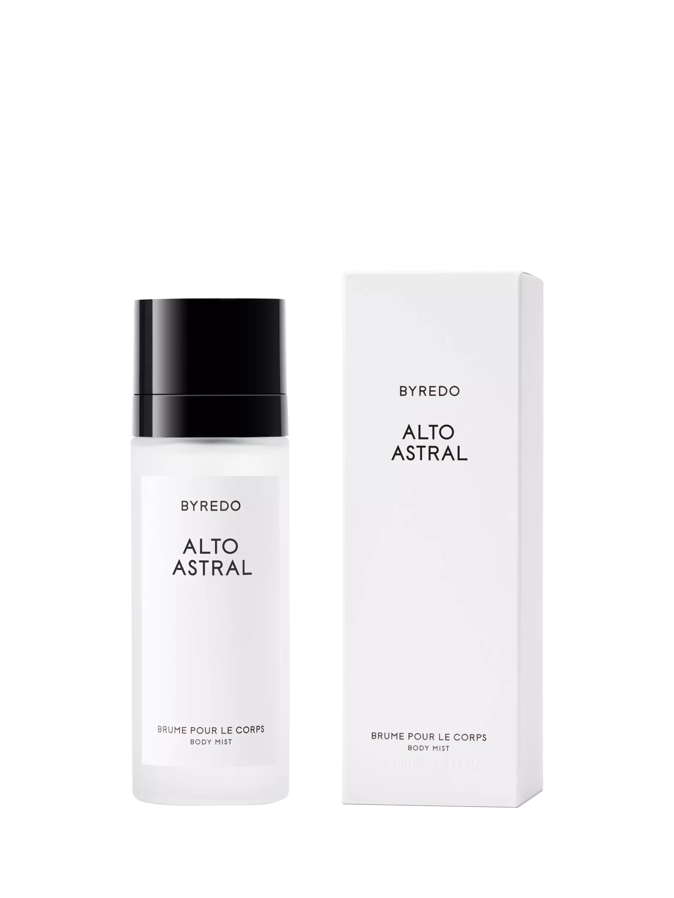 Byredo Alto Astral body mist 100ml bottle, UK version