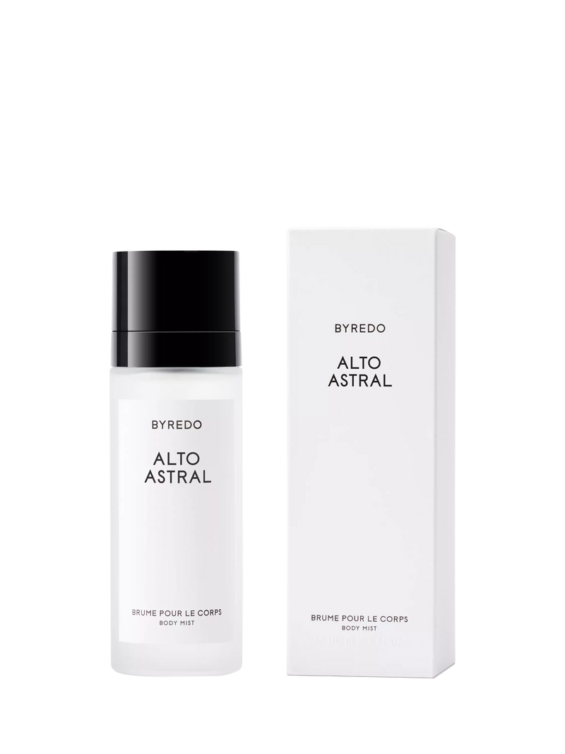 Byredo Alto Astral body mist 100ml bottle, UK version