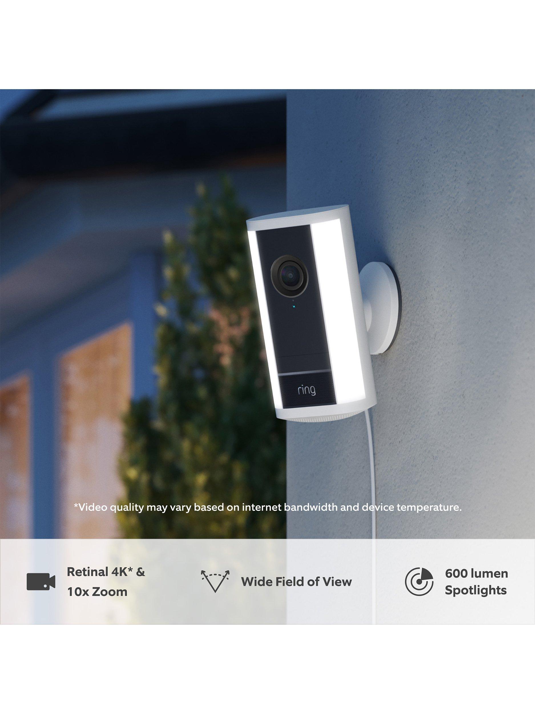 Ring Spotlight Cam Pro 2nd generation plug-in security camera, imported from the UK