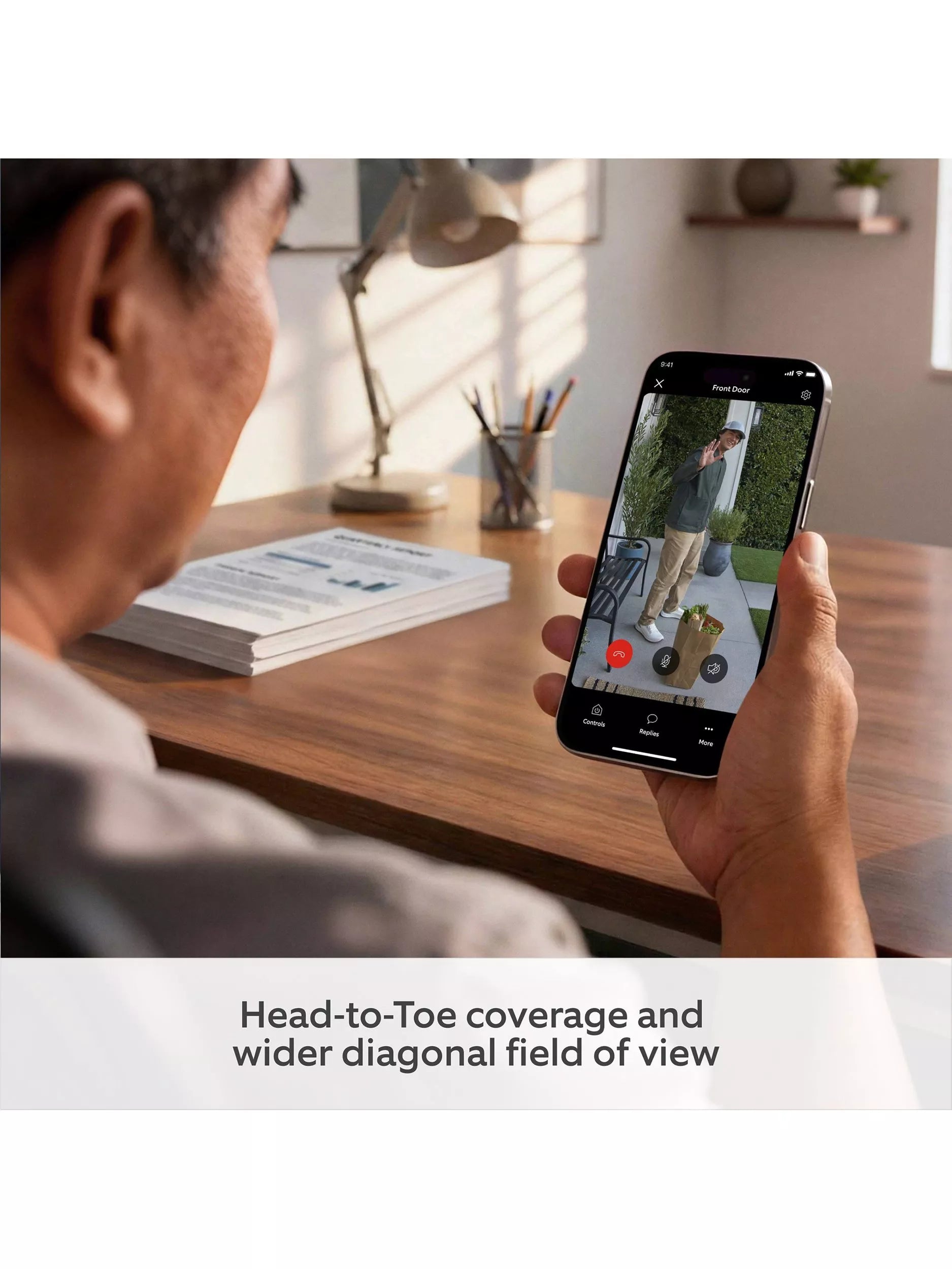 Ring Wired Video Doorbell 2nd Gen Speckled Grey (British brand)