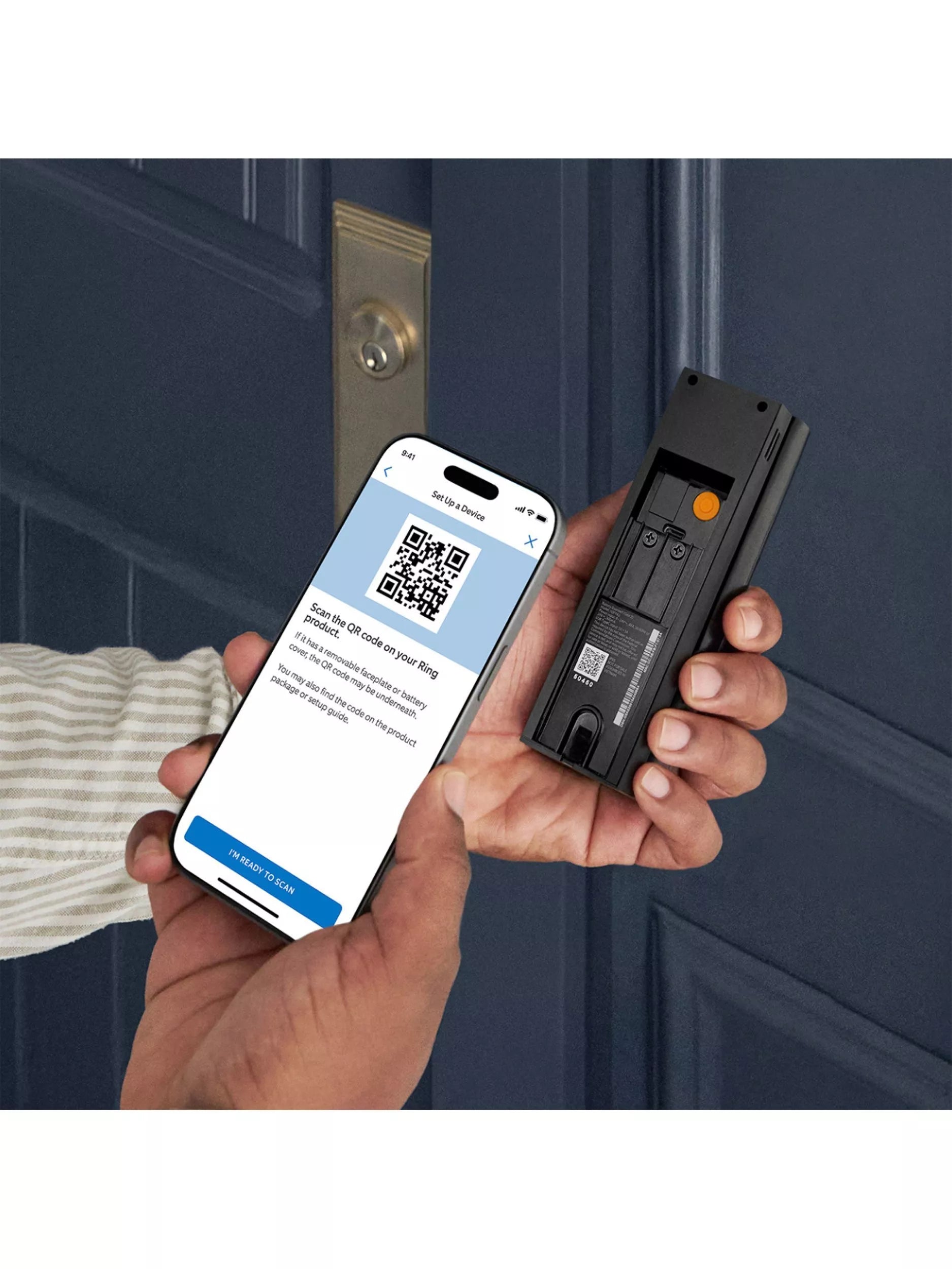 Ring Battery Video Doorbell 2nd Gen Matte Mocha, imported from the UK