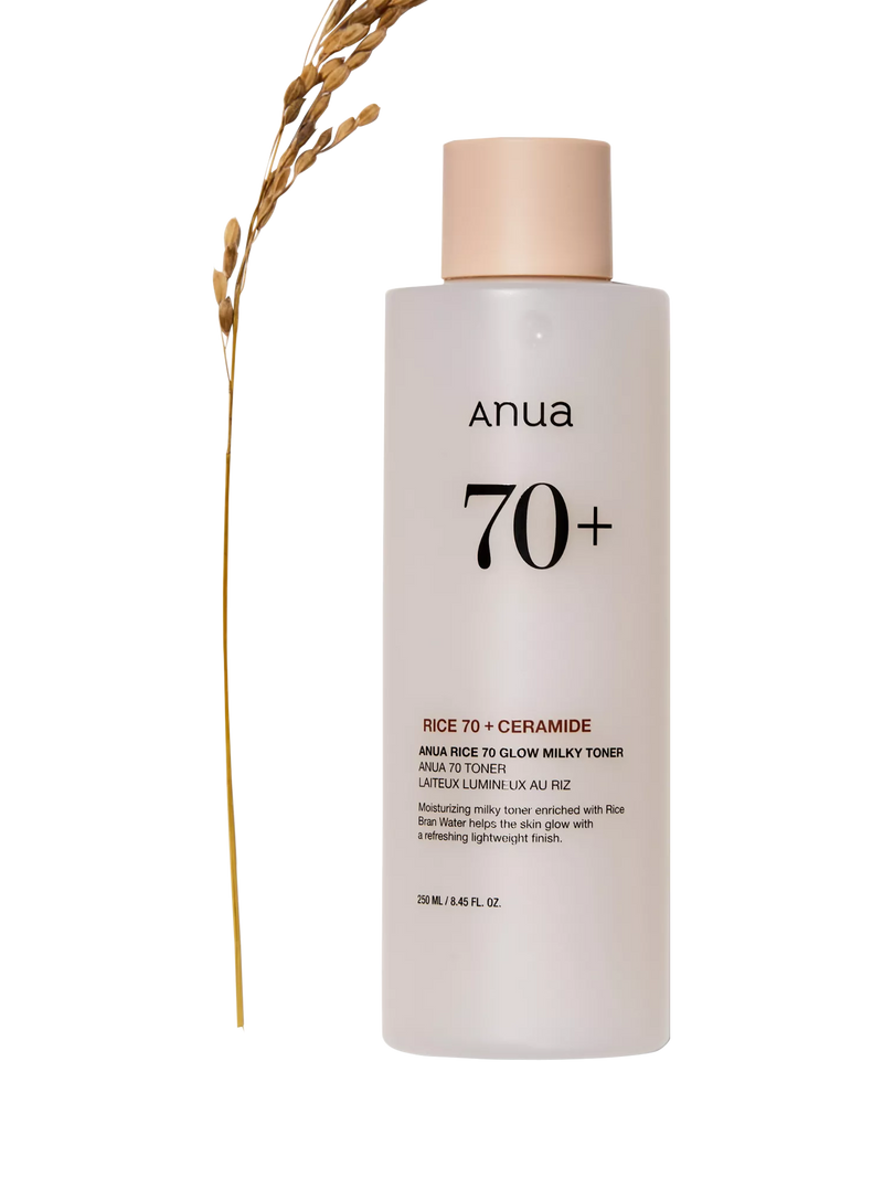 Anua Rice 70 Glow Milky Toner 250ml (British brand)