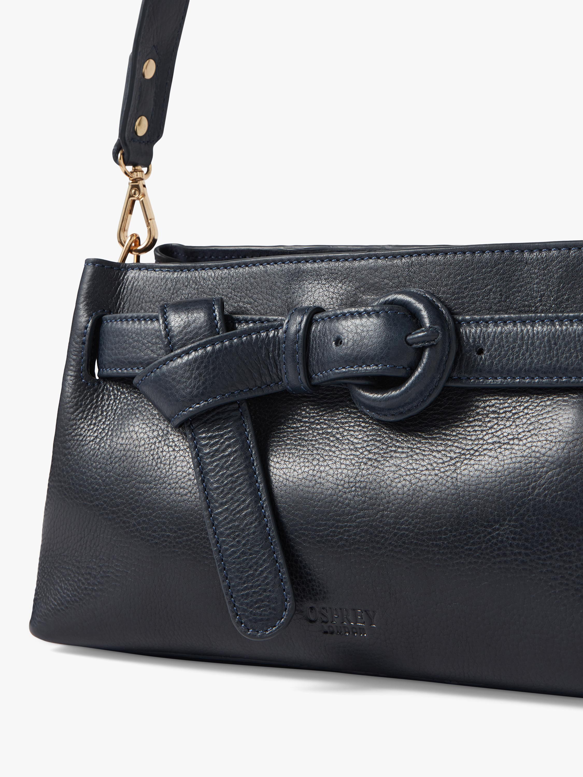 OSPREY LONDON East West leather shoulder bag (British brand)