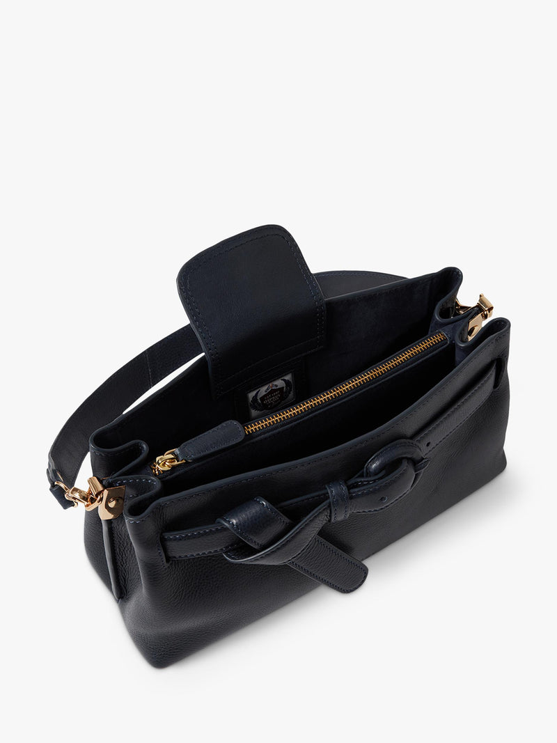 OSPREY LONDON East West leather shoulder bag (British brand)