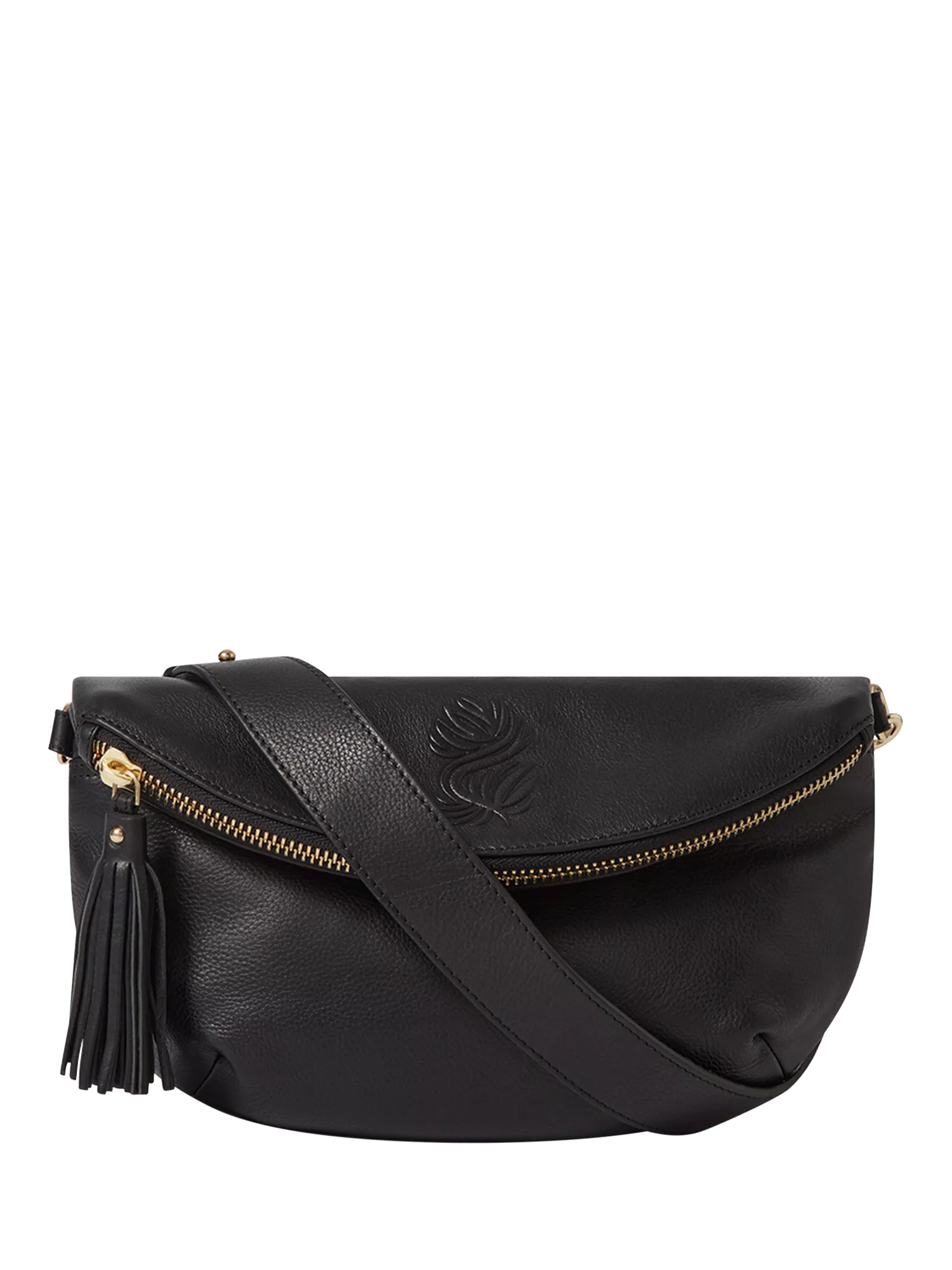 OSPREY LONDON Luxe Leather Milano Sling Bag, imported from the UK