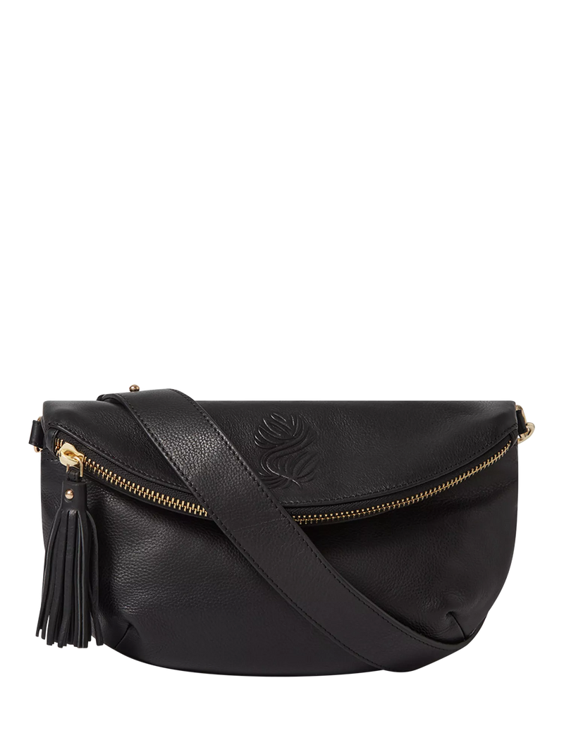 OSPREY LONDON Luxe Leather Milano Sling Bag, imported from the UK