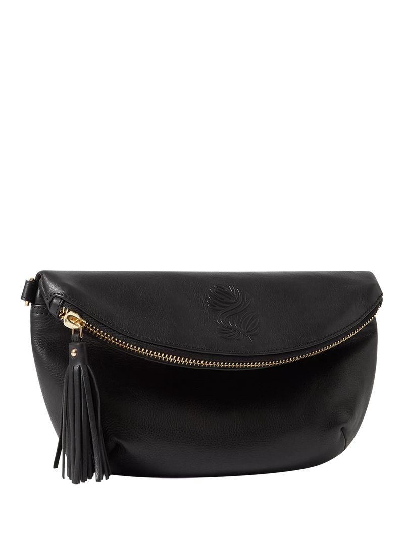 OSPREY LONDON Luxe Leather Milano Sling Bag, imported from the UK