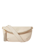 OSPREY LONDON Luxe Leather Milano Sling Bag, Dove
