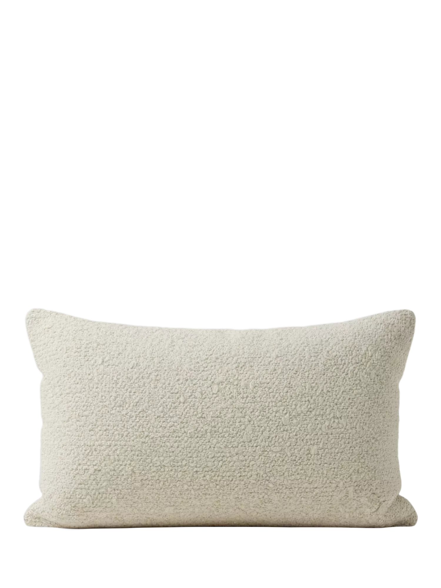 Truly Lombard bouclé rectangular cushion cover ecru, imported from the UK