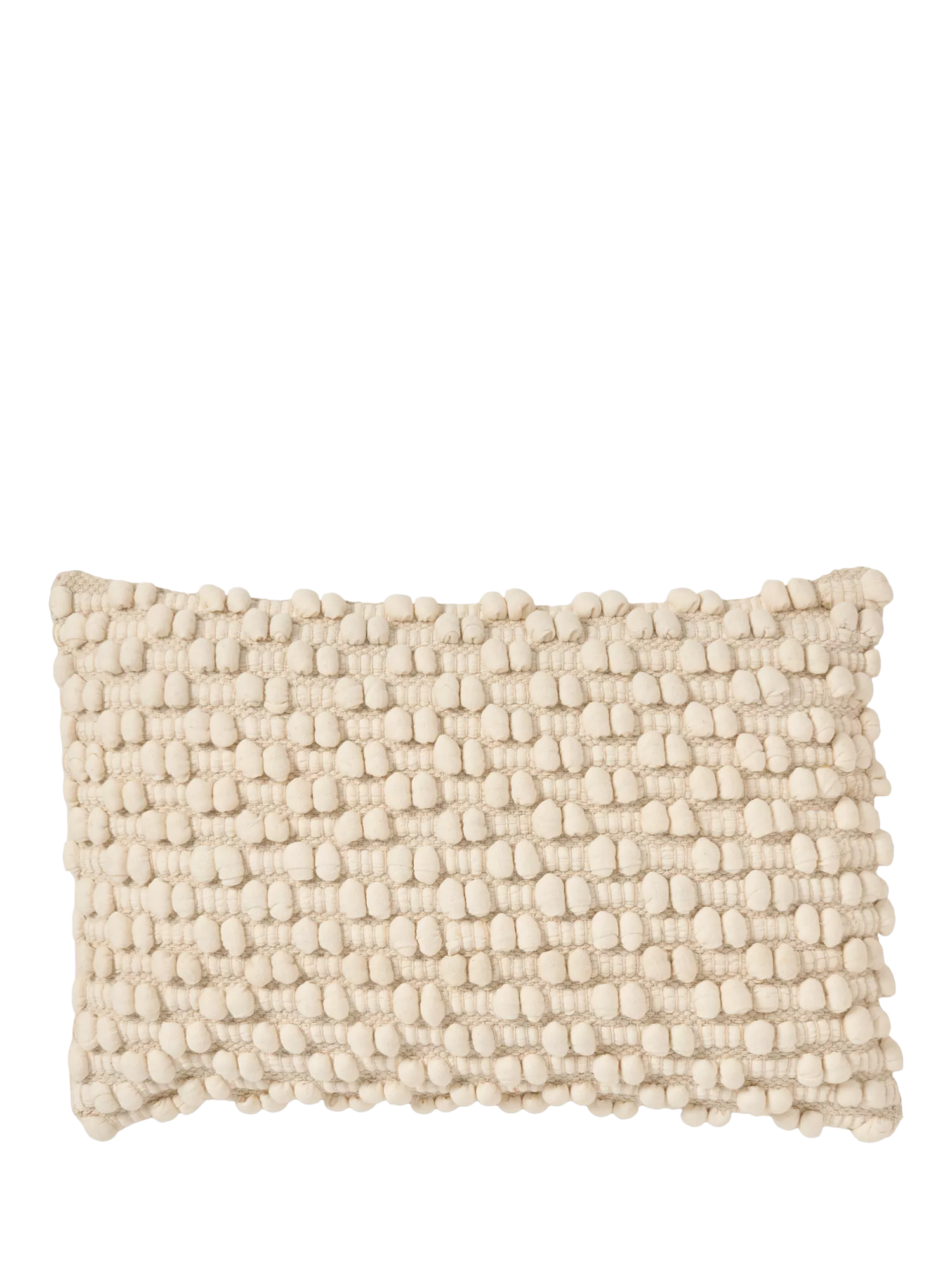 Truly Lombard Textured Cushion Cover Ecru 50x30cm, UK version