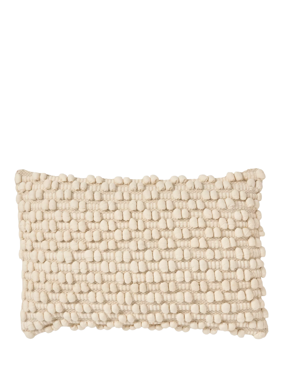Truly Lombard Textured Cushion Cover Ecru 50x30cm, UK version