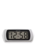 Acctim Auric digital alarm clock in silver - British product