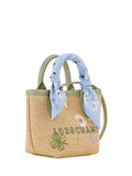 Longchamp Le Panier Pliage basket bag almond green, UK version