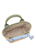 Longchamp Le Panier Pliage basket bag almond green, UK version