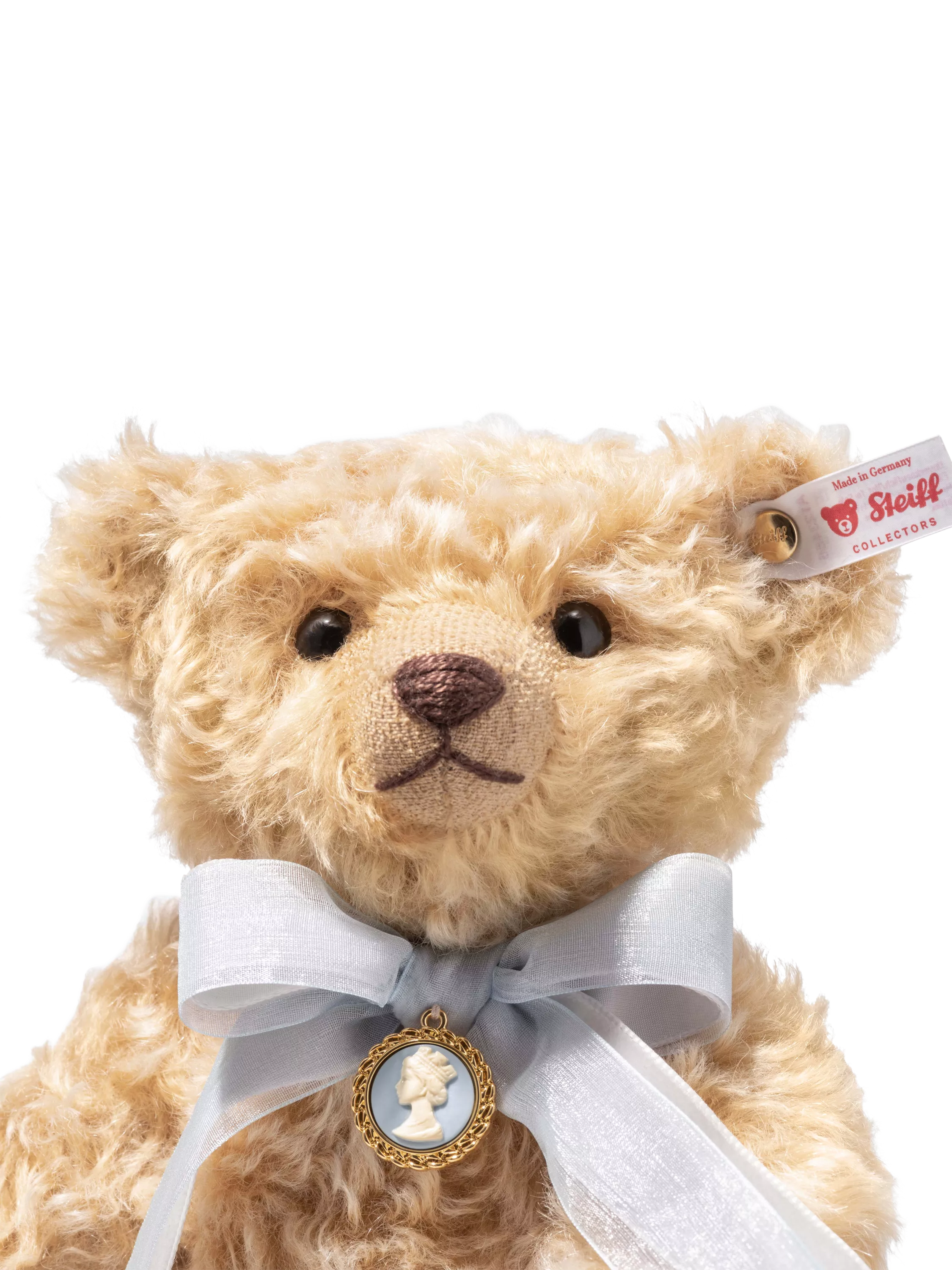 Steiff Queen Elizabeth II centenary teddy bear beige mohair (British brand)