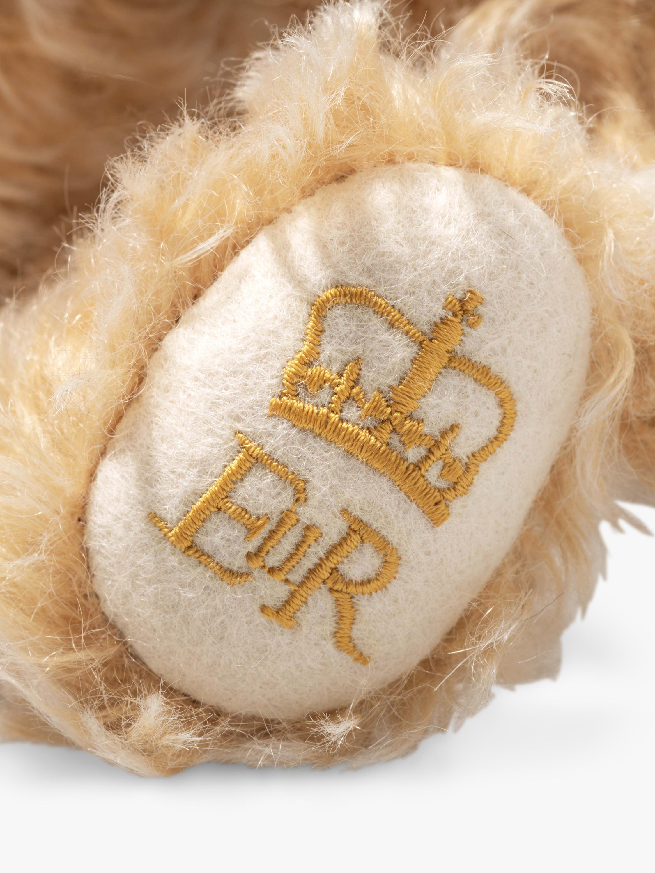 Steiff Queen Elizabeth II centenary teddy bear beige mohair (British brand)